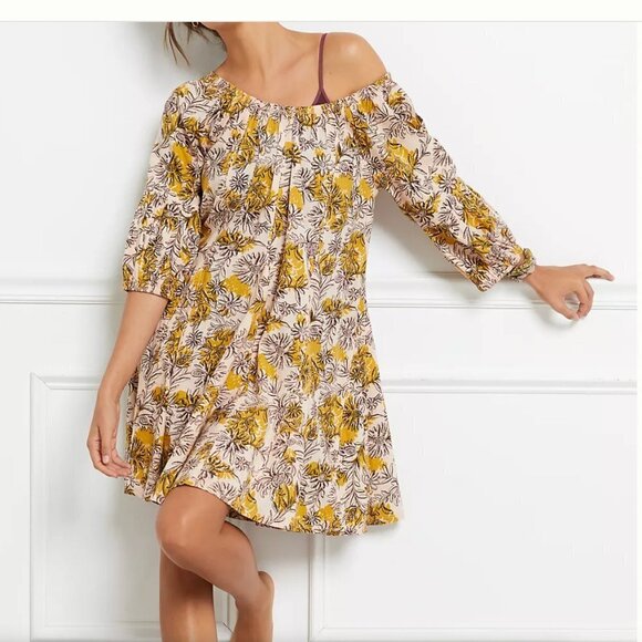 Anthropologie Daily Practice Mollie Tunic Dress Floral Size XL - Picture 14 of 14